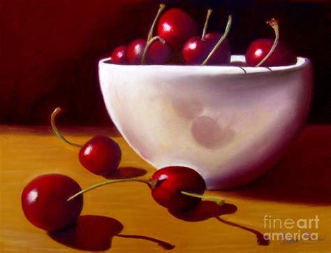 Life Is Just A Bowl Of Cherries Painting by Colleen Brown