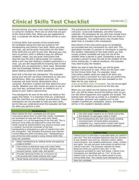 Home Health Aide Skills Checklist - Homemade Ftempo