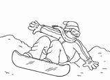 Snowboarding Coloring Pages For Childrens Printable Free sketch template