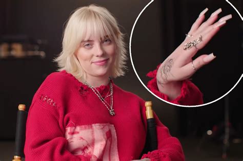Billie Eilish finally reveals her secret tattoos