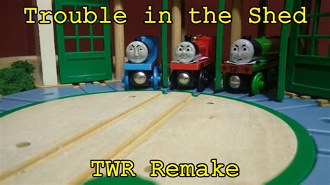 Trouble in the Shed | Wooden Railway Remake - YouTube