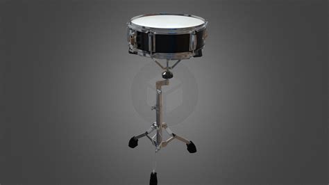 Generic Snare Drum with Tama Stagemaster Stand - Download Free 3D model ...