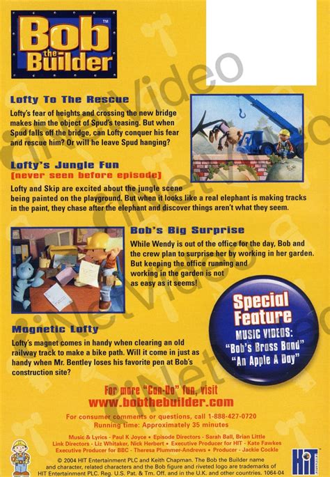 Bob The Builder - Lofty's Favorite Adventures