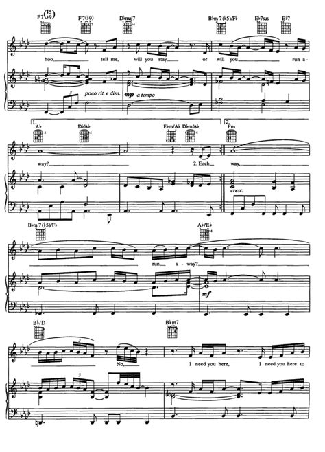 RUN TO YOU Piano Sheet music | Easy Sheet Music