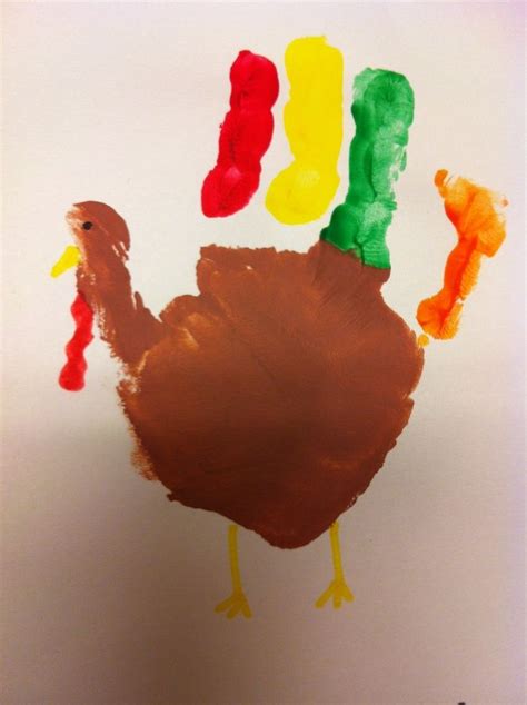 Preschool-Thanksgiving handprint art | Thanksgiving art projects, Thanksgiving preschool ...