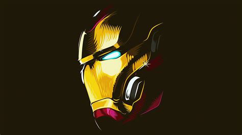 2020 Iron Man Mask Minimalism 4k Wallpaper,HD Superheroes Wallpapers,4k Wallpapers,Images ...