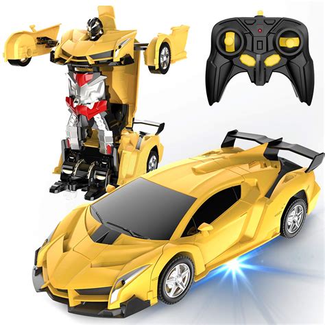 Buy Desuccus Remote Control Car, Transform Robot RC Cars for Kids Toys, 2.4Ghz 1:18 Scale Racing ...