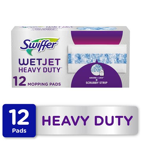 Swiffer WetJet Heavy Duty Mop Pad Refills, 12 Ct - Walmart.com - Walmart.com