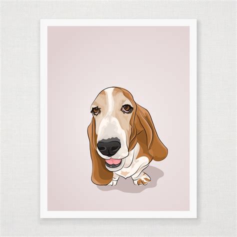 Basset Hound Art Print