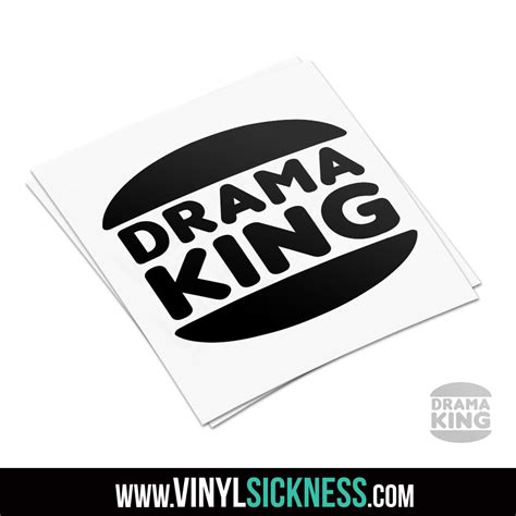 DRAMA KING • JDM LADIES TUNER STICKERS / DECALS • VS