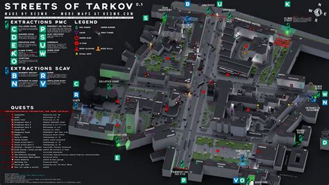 3D Streets of Tarkov map 1.0 - updated : r/EscapefromTarkov