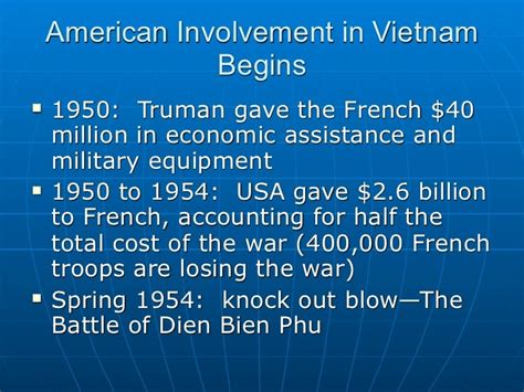 Us involvement in the vietnam war 1