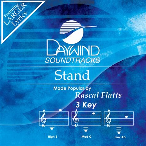 Stand - Rascal Flatts (Christian Accompaniment Tracks - daywind.com ...