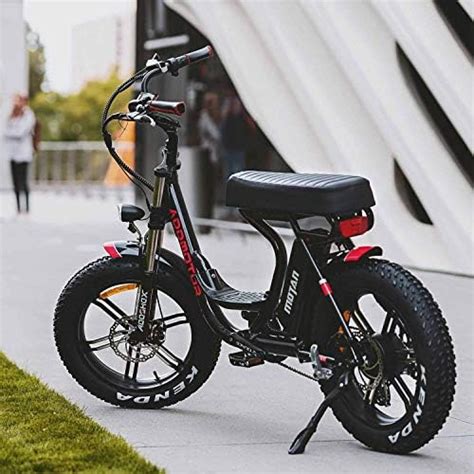 Addmotor MOTAN Adult Electric Bicycles 20 inch Fat Tire 750W Motor Removable 11.6Ah Lithium ...