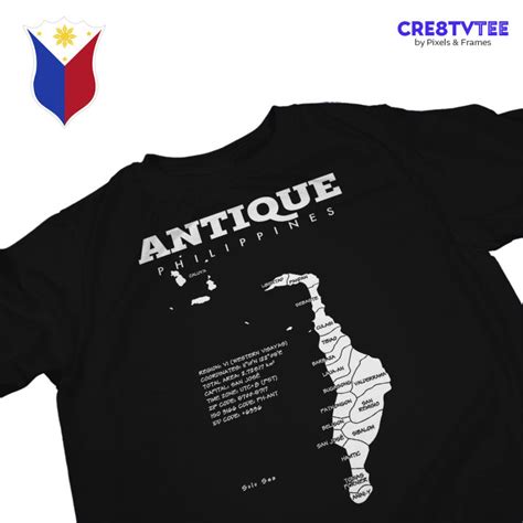 ANTIQUE PHILIPPINES Map & Info Unisex T-Shirt | Lazada PH