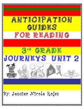 Anticipation Guides Journeys Unit-2 3rd Grade Reading Comprehension Strategy