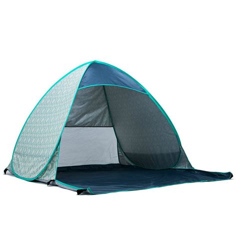 Beach Tent 1.3KG For 2 Person UV Protection Quick Automatic Opening ...