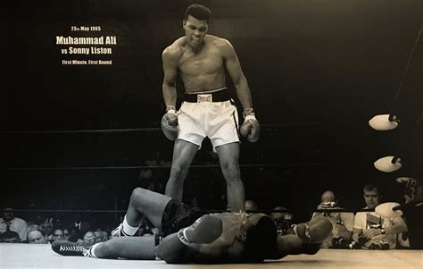 Ali V. Liston Fight II Framed Sports Memorabilia Photo - Etsy