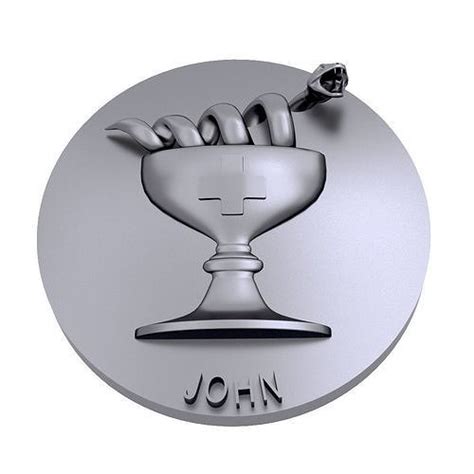 Symbols of the Apostles - JOHN 3D model | CGTrader