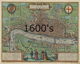 1600's – The Old London Map Company