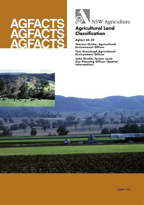 Agricultural land classification - NSW Department of Primary Industries