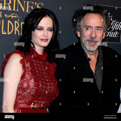 Eva Green & Tim Burton attending the premiere of Miss Peregrine's Home ...