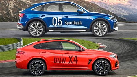 2021 Audi Q5 Sportback vs BMW X4 | SUV Coupés - YouTube