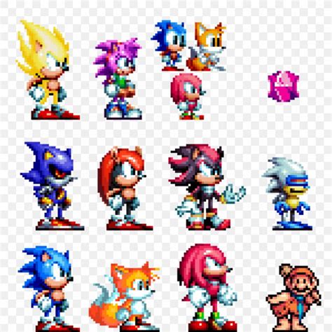 Sonic The Hedgehog 3 Shadow The Hedgehog Knuckles The Echidna Sprite ...