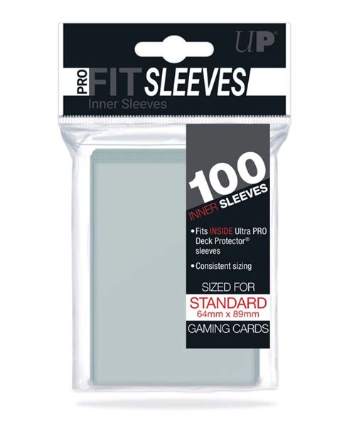 Ultra Pro Standard Pro-Fit Sleeves 100 Sleeves - GamerzParadize