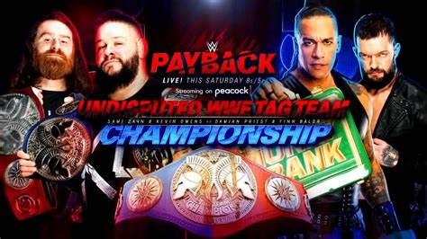 Ownes & Zayn vs Judgement Day for Tag Titles Set for WWE Payback 2023