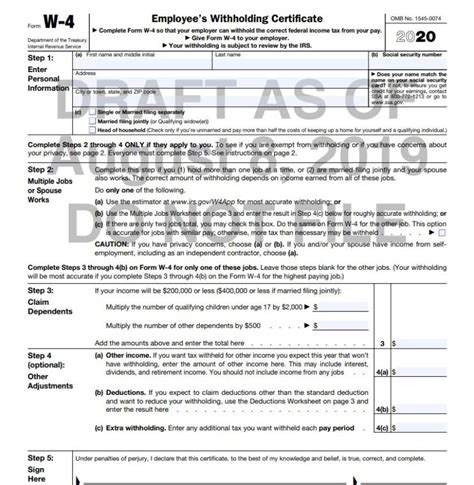 New in 2020 – Changes to Federal Income Tax Withholding - Tilson