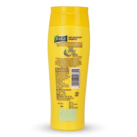 Dabur Vatika Lemon Anti-Dandruff Shampoo Reduce Dandruff Moisturises Scalp 340ML | eBay