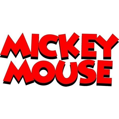 Mickey mouse name logo Free vector in Coreldraw cdr ( .cdr ) vector ...