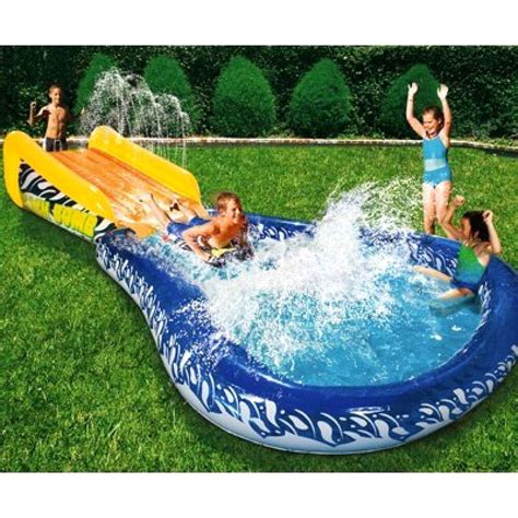 Slide Inflatable Body Board Pool Kids Water Sports Game Toy Outdoor Fun ...