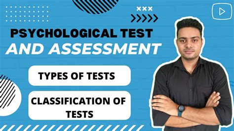 Psychological Test And Assessment | Types Of psychological Tests | Classification Of Tests ...