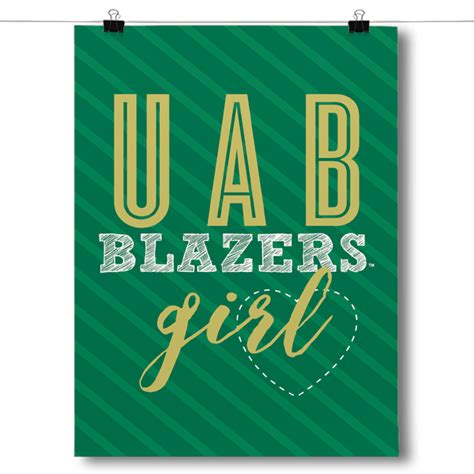 UAB Blazers Girl – InspiredPosters