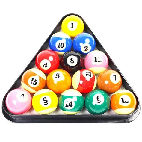 8 Ball Plastic Pool Billiard Table Rack Triangle Rack Standard Size Board Game Equipment ...