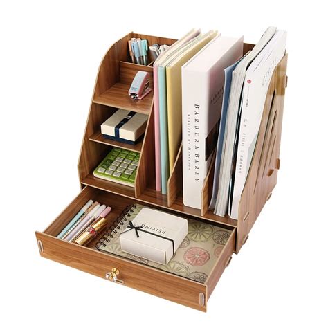 Desk Drawer Organizer Office Stationery Paper Holders Stationery ...