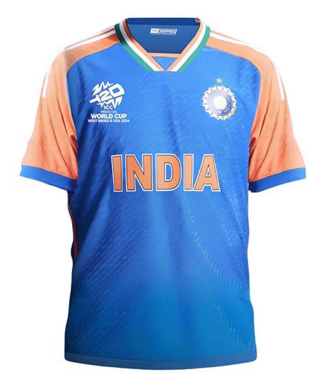 Men's T20 World Cup India Team Jersey 2024 - T20 WC India team shirt ...