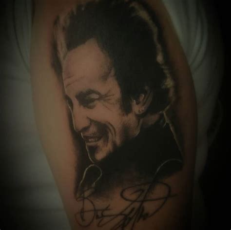 Bruce Springsteen tattoo Bruce Springsteen, Portrait Tattoo, Tattoos ...