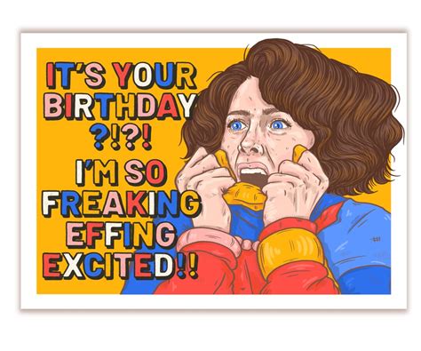 Kristen Wiig SNL Surprise Party Birthday Card - Etsy