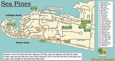 Sea Pines Bicycle Trail Map