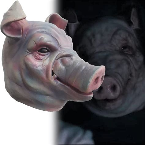 Saw Pig Latex Mask Horror Killer Cosplay Horrible Masks Halloween ...