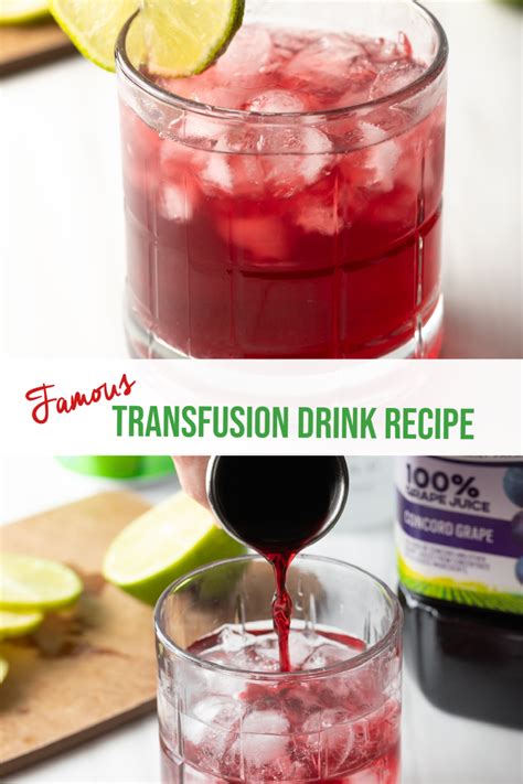 The Best (Famous!) Transfusion Drink Recipe - These classic drinks are ...