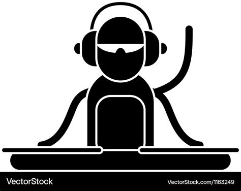 DJ Logo Royalty Free Vector Image - VectorStock