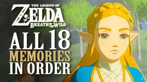 All 18 Memories In Order - Zelda Breath Of The Wild **SPOILERS** - YouTube