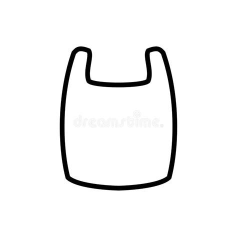 Plastic Bag Icon Flat Vector Template Design Trendy Stock Vector - Illustration of abstract ...