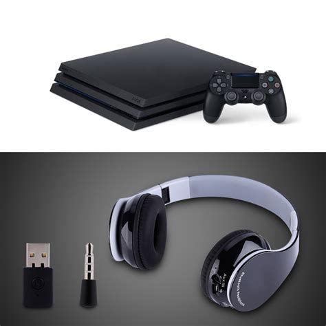 Wireless Bluetooth 4.1 Gaming Headset Headphone Earphone For PS4 ...