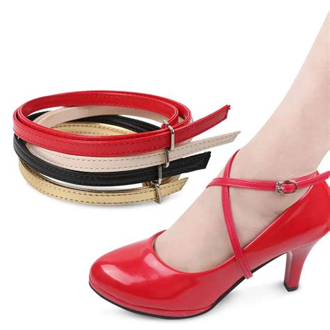 1Pair Women's Detachable Shoe Straps Handy Elasticated Shoe Straps High Heels Anti loose ...