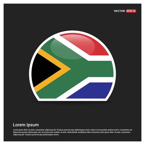 South Africa flag design vector 13284217 Vector Art at Vecteezy